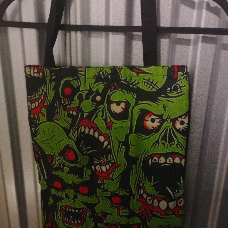 Green Graphic Tote Bag